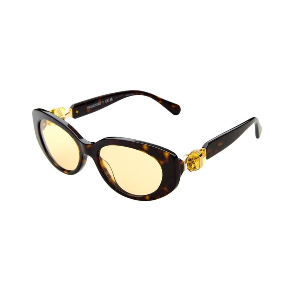 Swarovski Women's Sk600253-X 53Mm Sunglasses, Brown